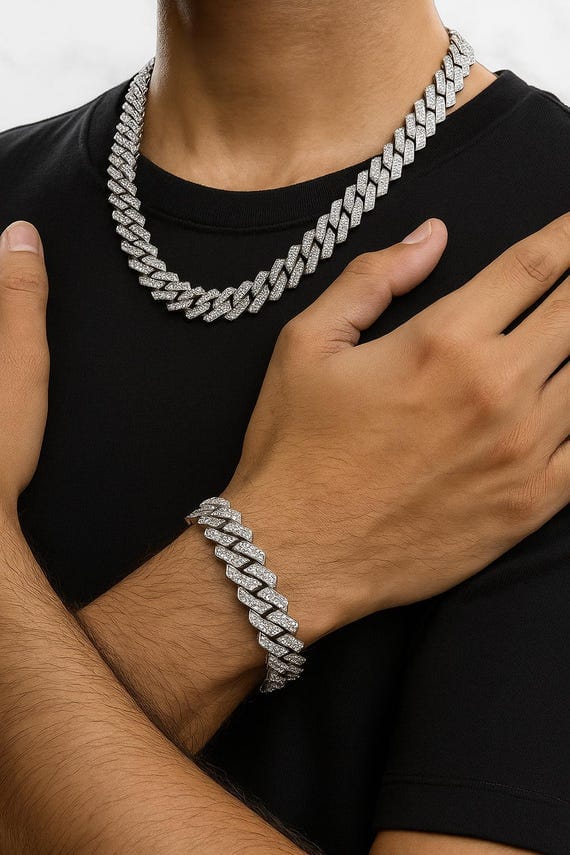 Storm Iced Necklace and bracelet