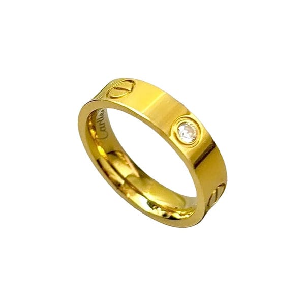 Cartier Diamond Love Bracelet And Ring Set